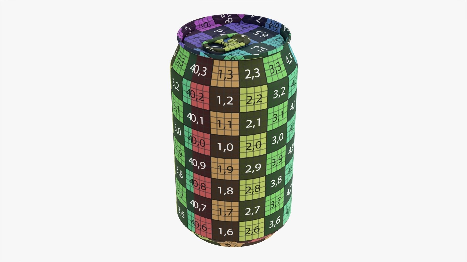 Standard beverage can 330 ml 11-15 oz 3D model_11