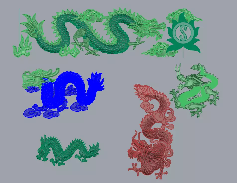 dragon free Free 3D print model