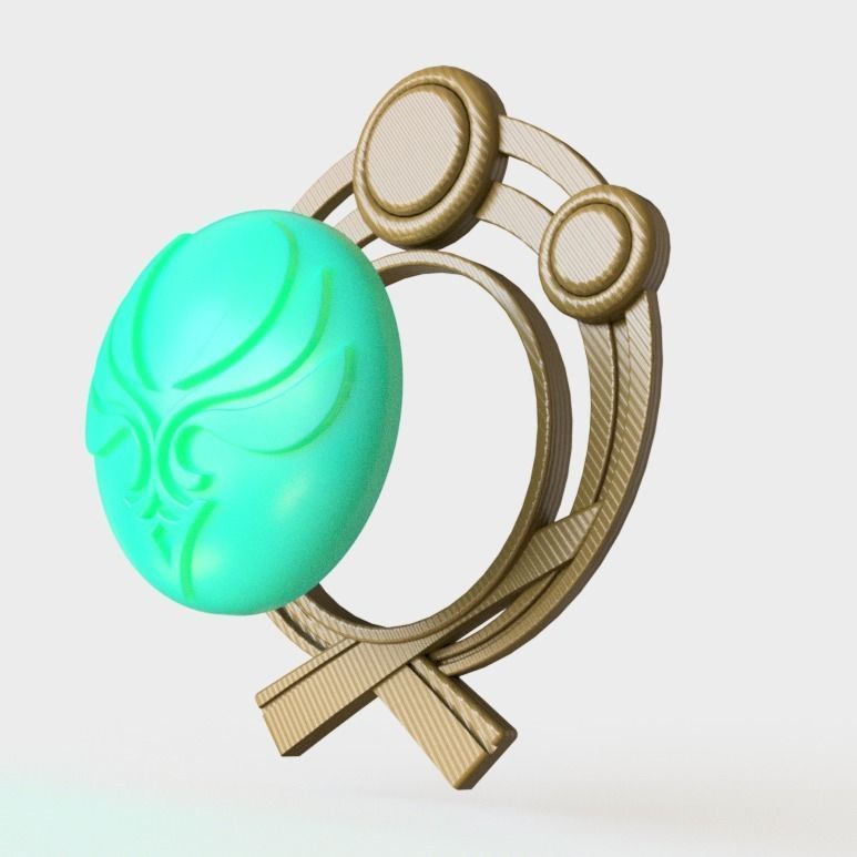 Vision Inazuma version - All elements - updated 3D print model_3