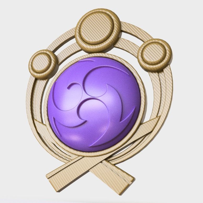 Vision Inazuma version - All elements - updated 3D print model_12