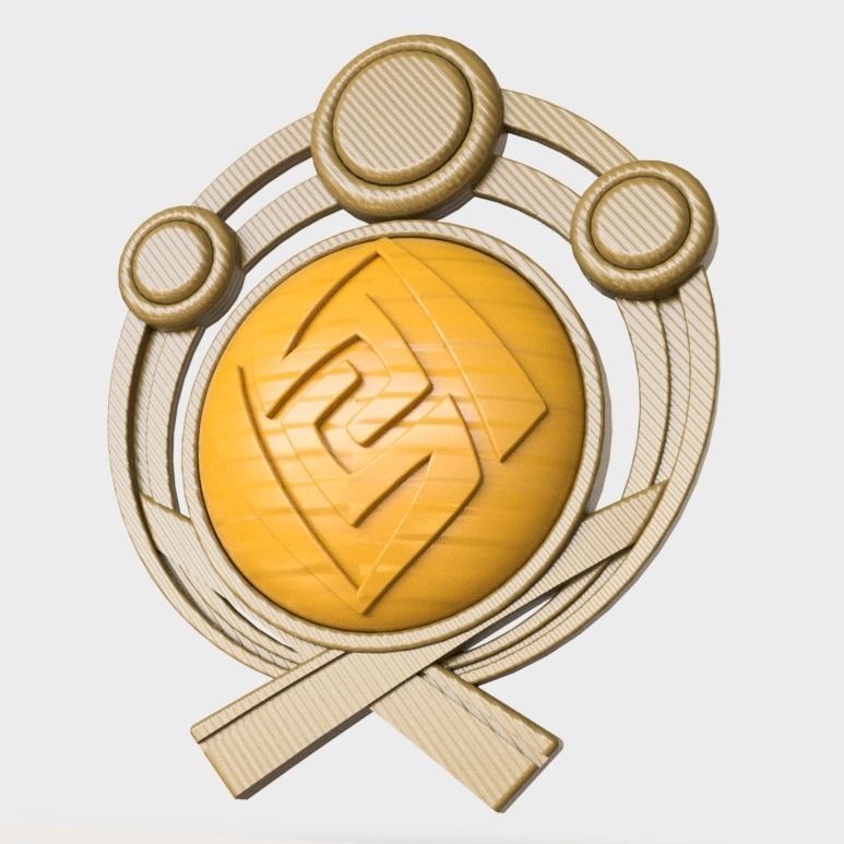 Vision Inazuma version - All elements - updated 3D print model_10