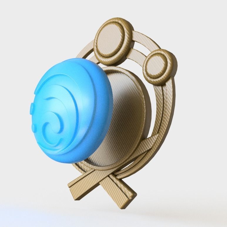 Vision Inazuma version - All elements - updated 3D print model_2