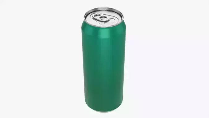 Standard beverage can 500 ml 16-9 oz 3D model