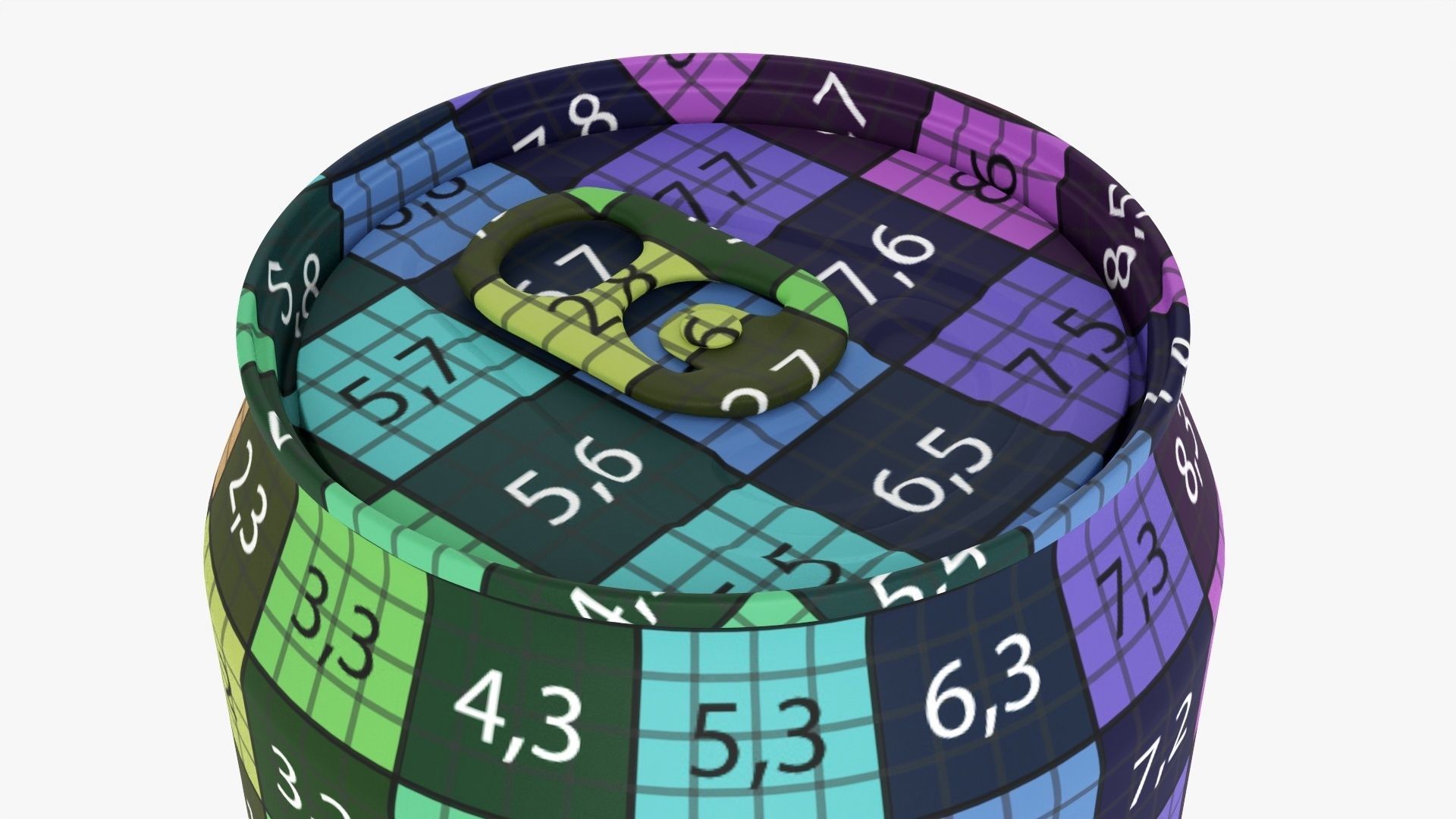 Standard beverage can 568 ml 1 pint 19-2 oz 3D model_12