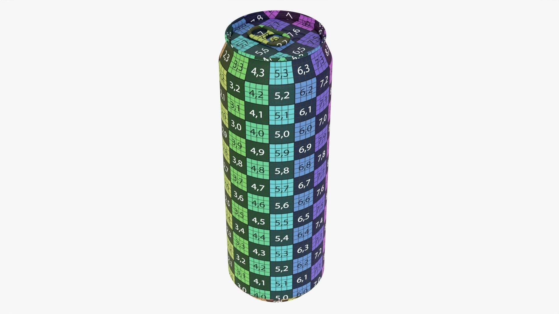 Standard beverage can 568 ml 1 pint 19-2 oz 3D model_10