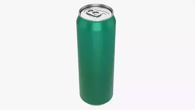 Standard beverage can 568 ml 1 pint 19-2 oz 3D model
