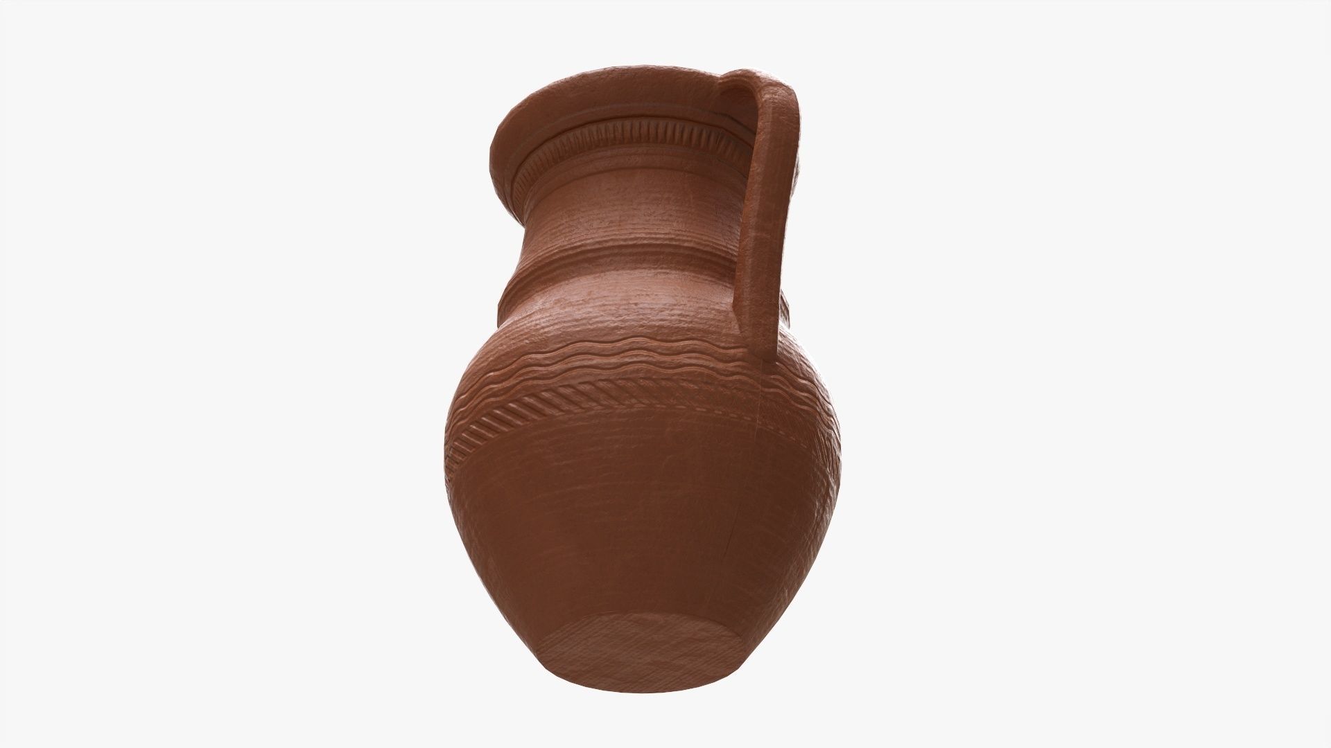 Ceramic jug vintage large 3D model_2