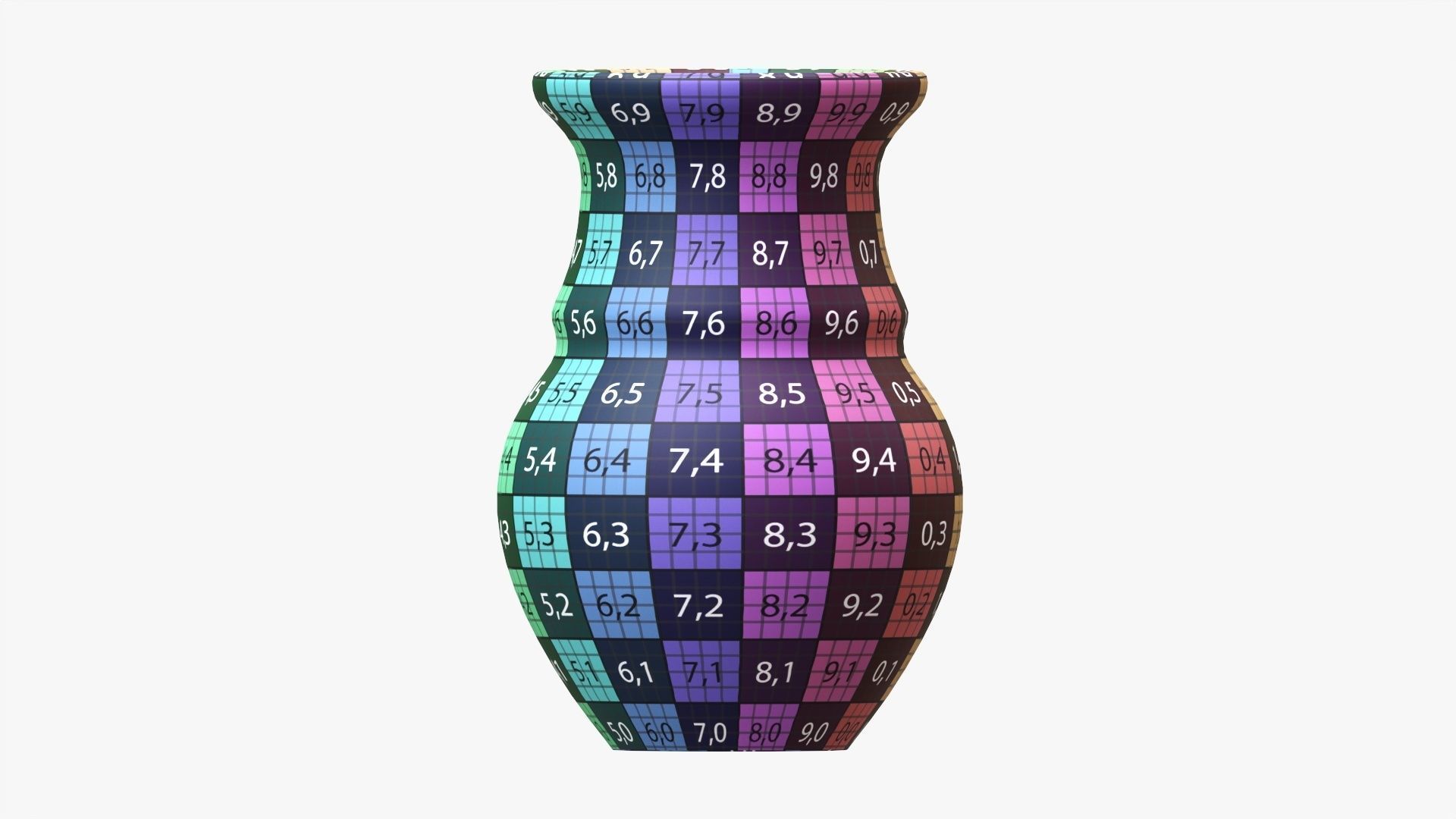 Ceramic jug vintage large 3D model_16