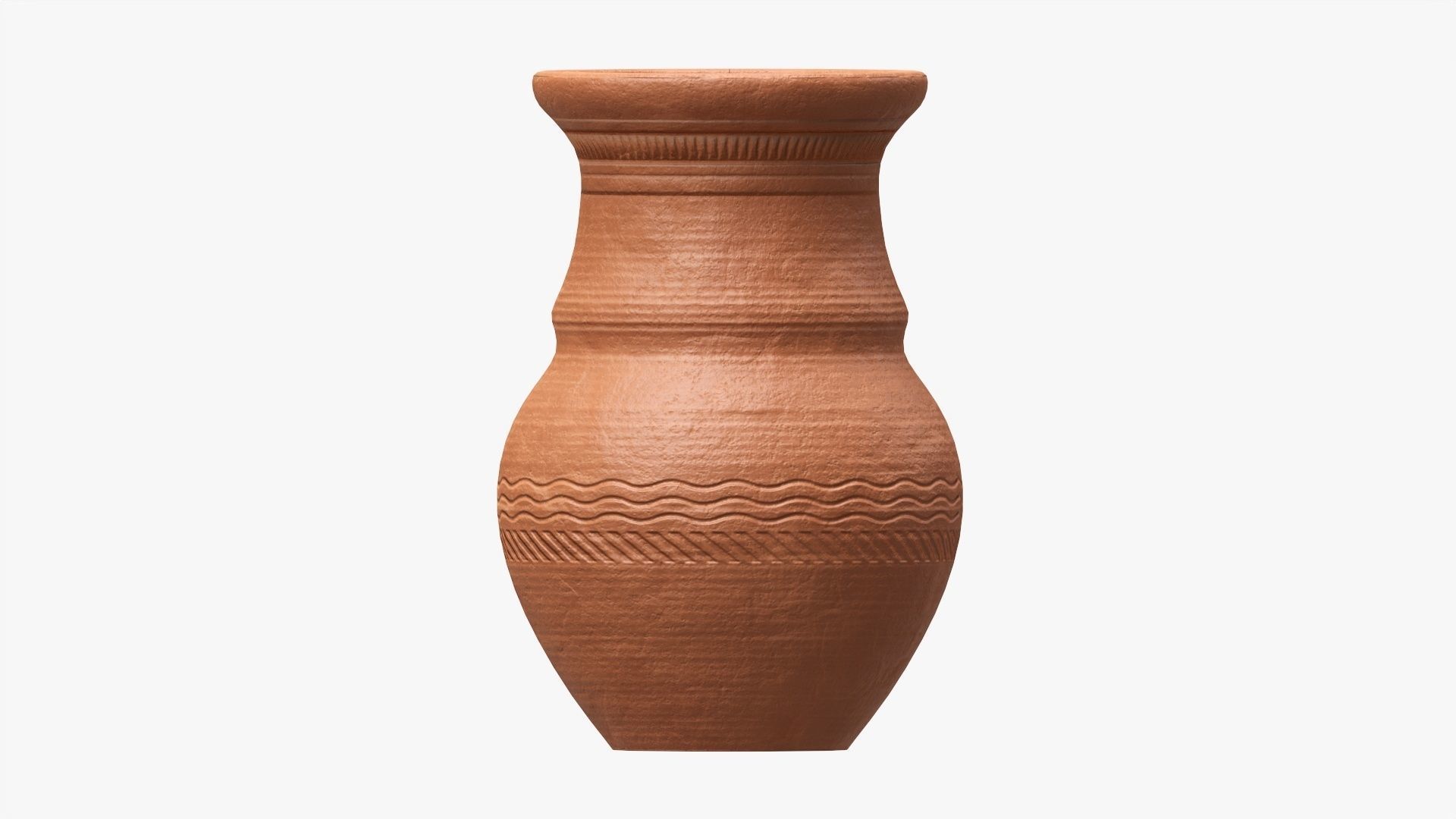 Ceramic jug vintage large 3D model_4