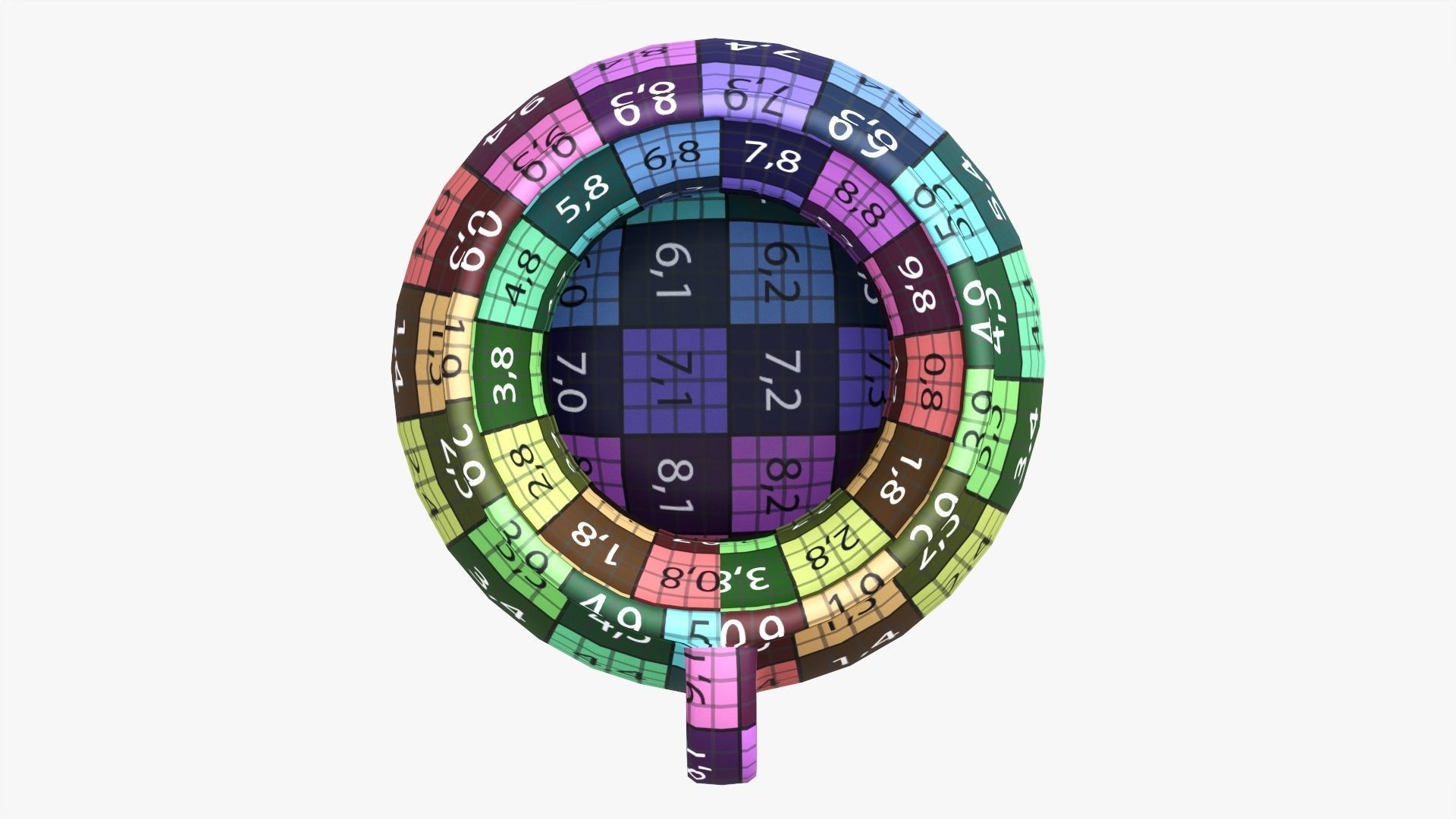 Ceramic jug vintage large 3D model_17