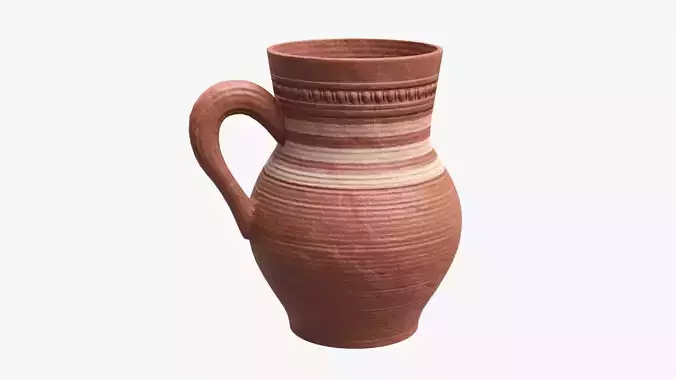 Ceramic jug vintage medium