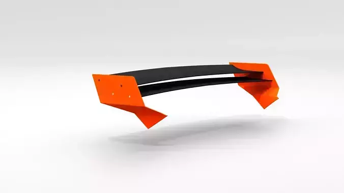 HatchBack Spoilers Free 3D model