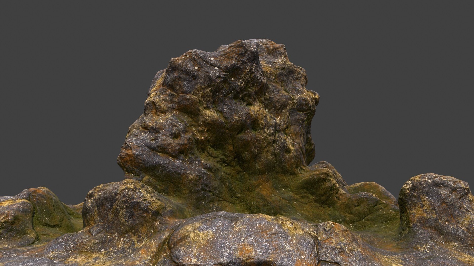 mountain rock 3D model_16