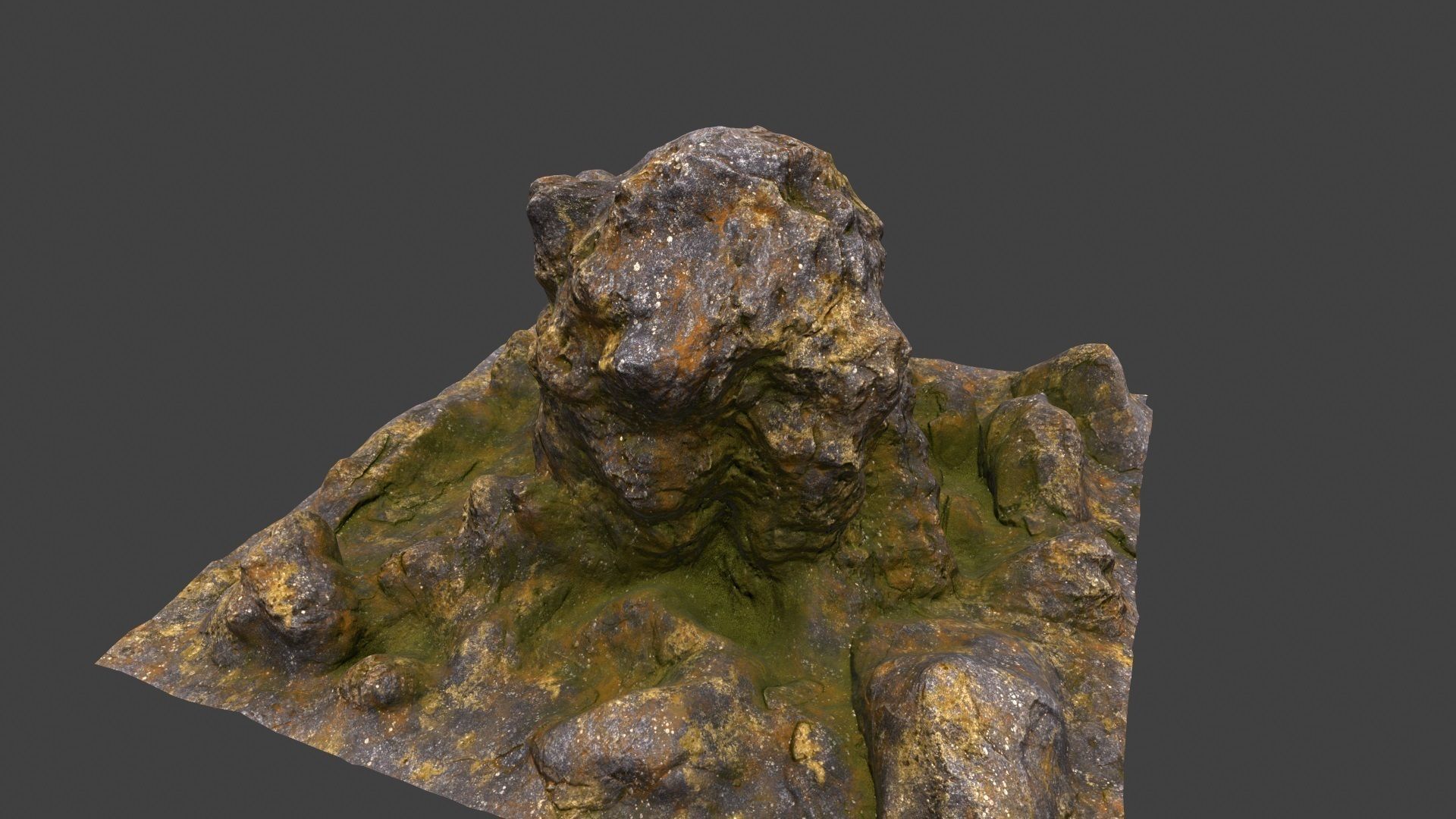 mountain rock 3D model_18