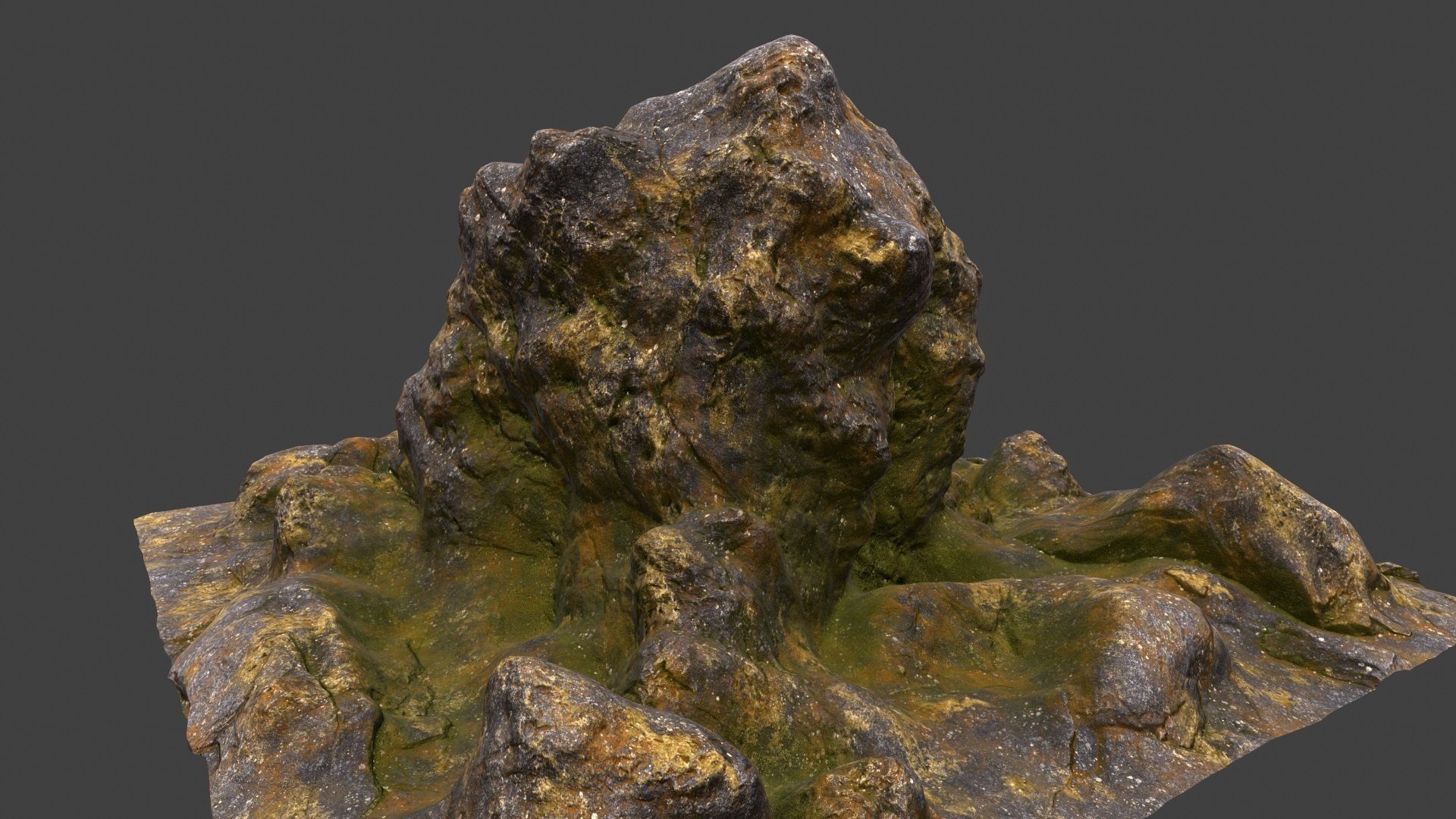 mountain rock 3D model_15