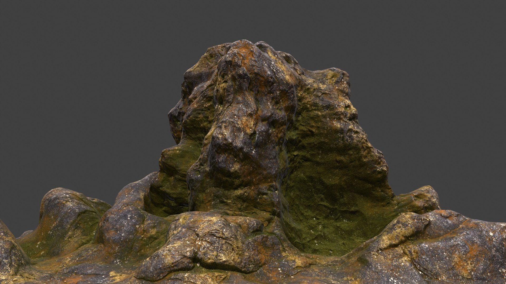 mountain rock 3D model_7