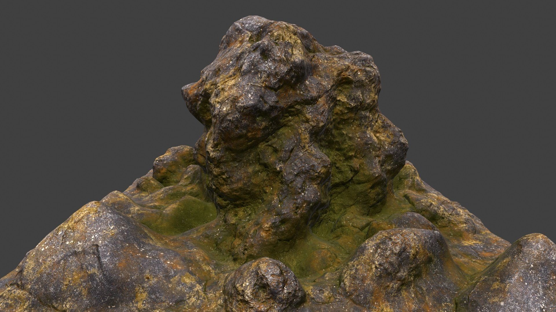 mountain rock 3D model_6