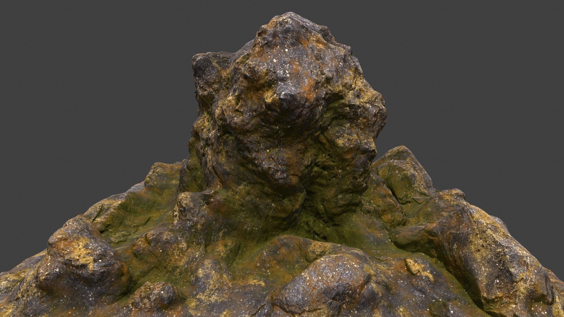 mountain rock 3D model_8