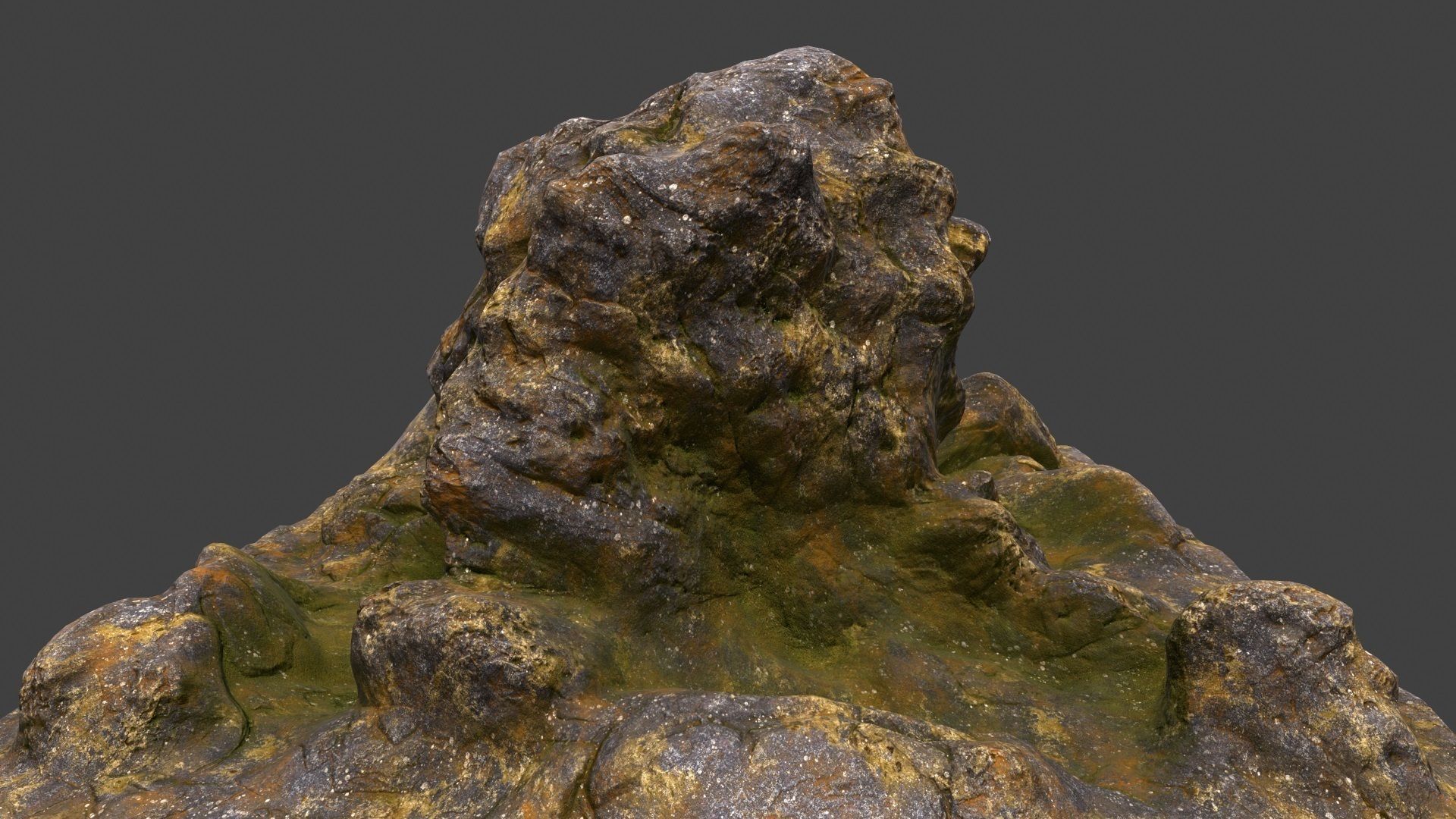 mountain rock 3D model_11