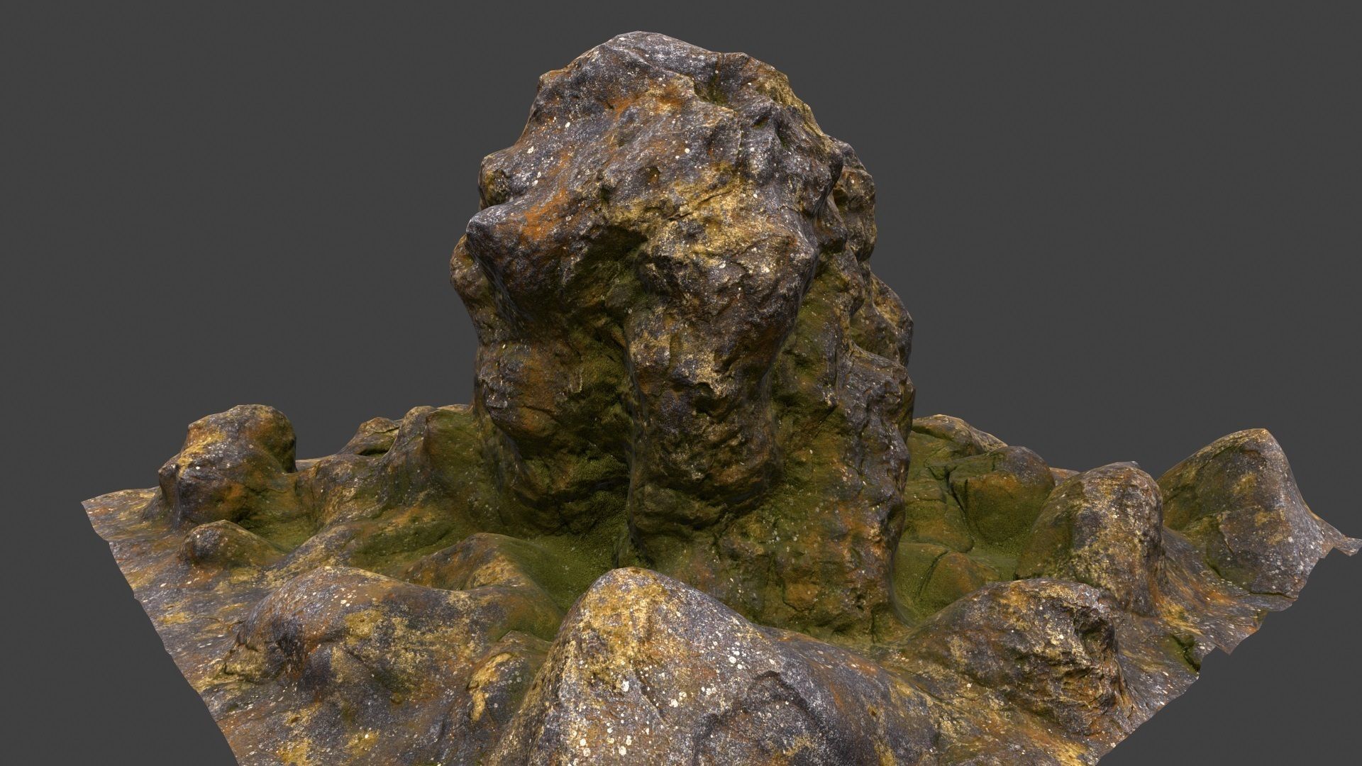 mountain rock 3D model_12
