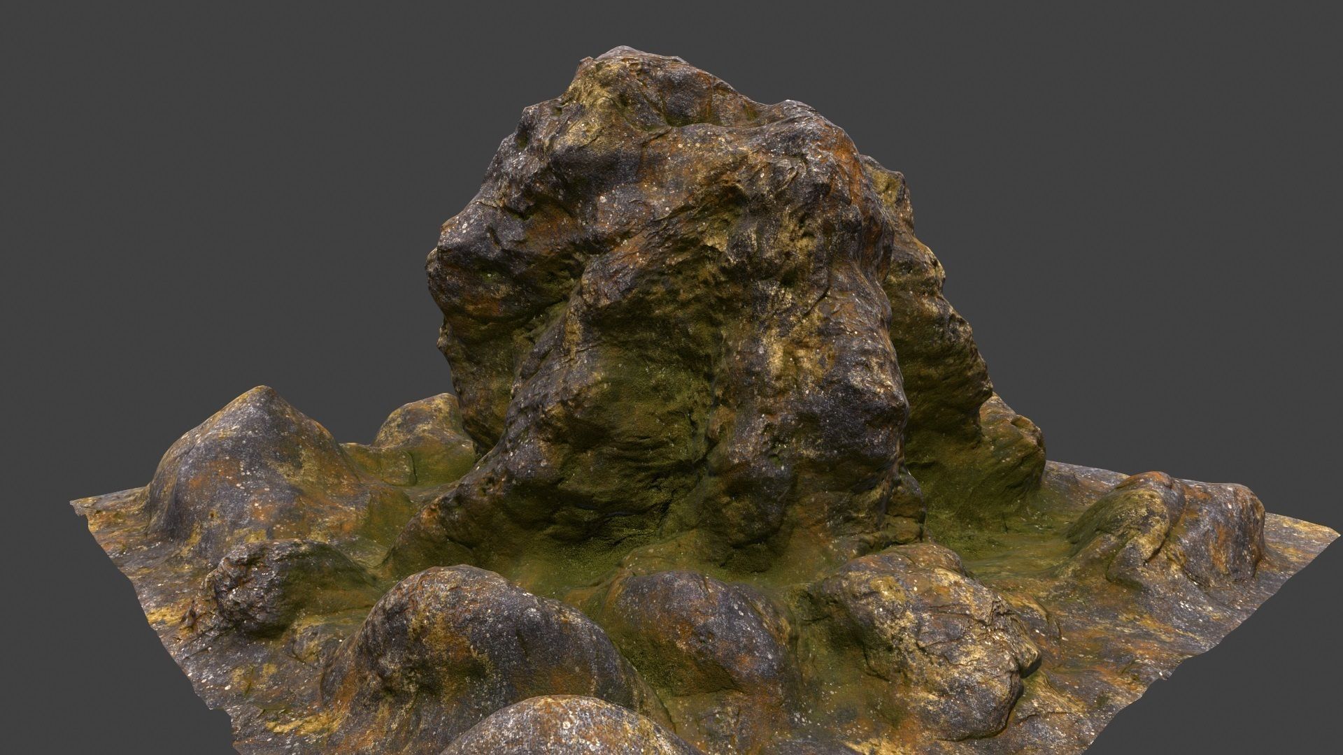 mountain rock 3D model_14