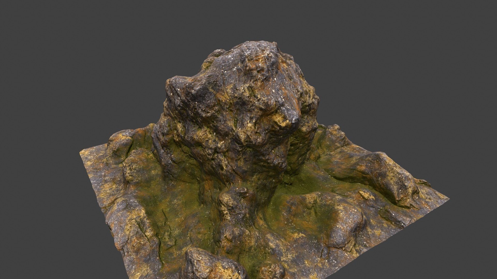 mountain rock 3D model_21