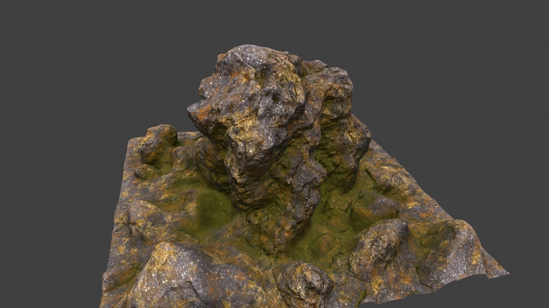 mountain rock 3D model_17