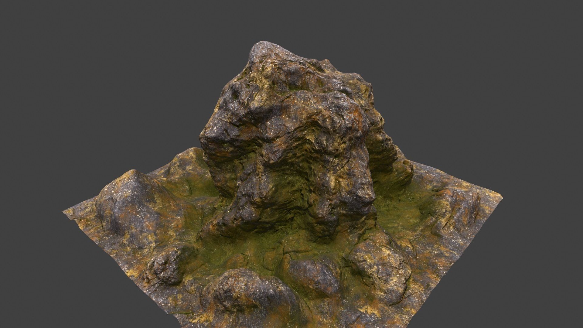 mountain rock 3D model_20