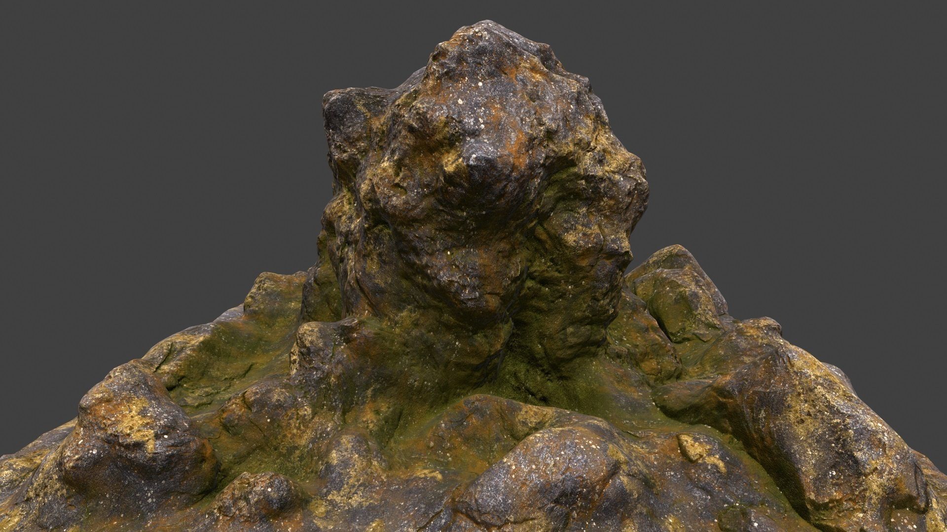 mountain rock 3D model_13