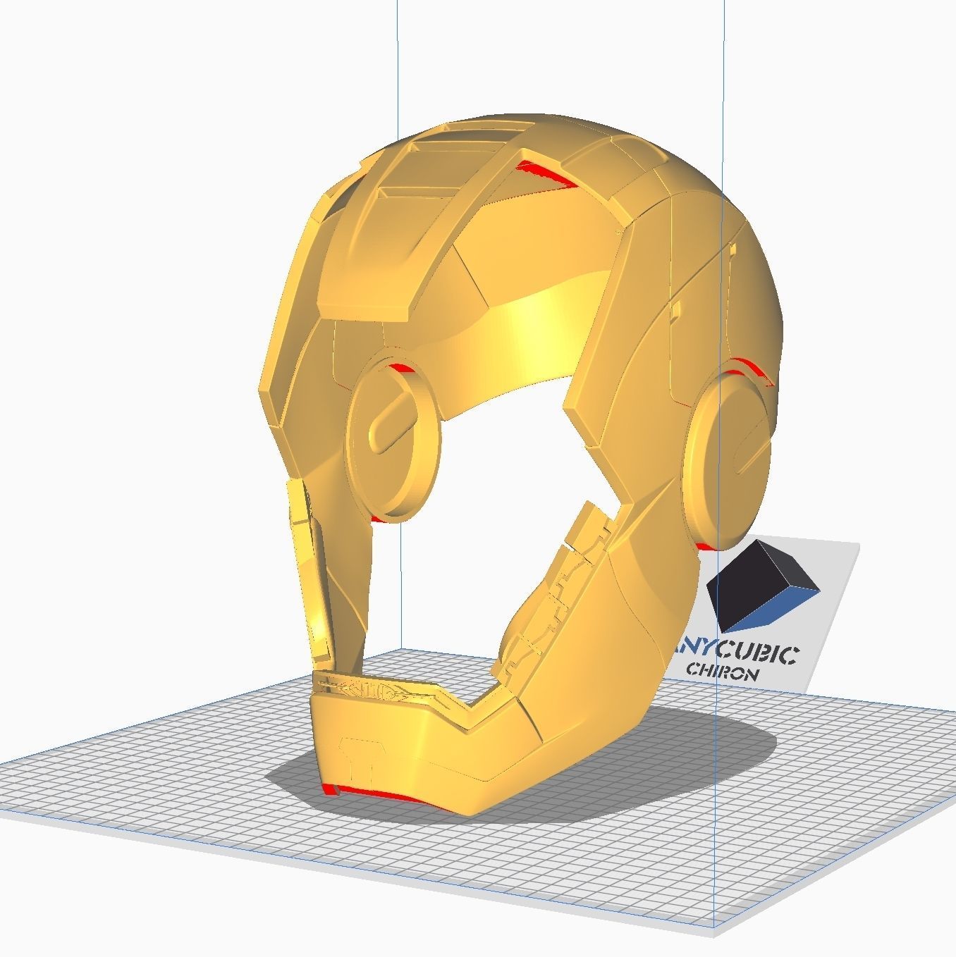 Iron Man Mark 5 MK5 Helmet  3D print model_14