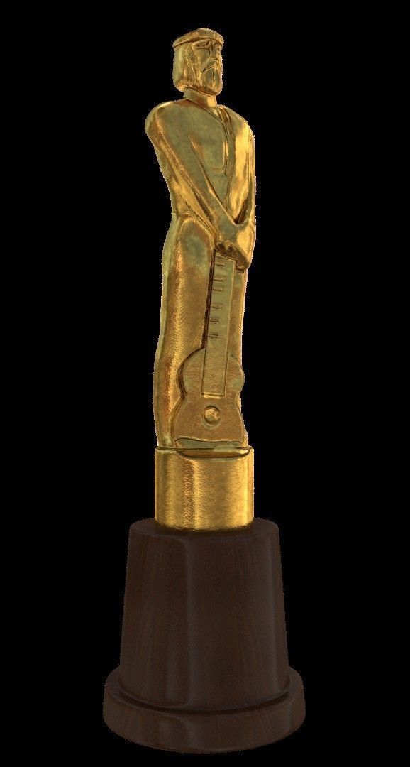 Martin Fierro Award Statuette 3D model 3D model_2