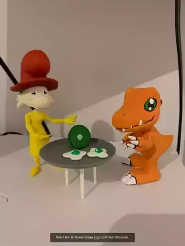 Netflix Original Green Eggs and Ham Bundle 3D Model Collection