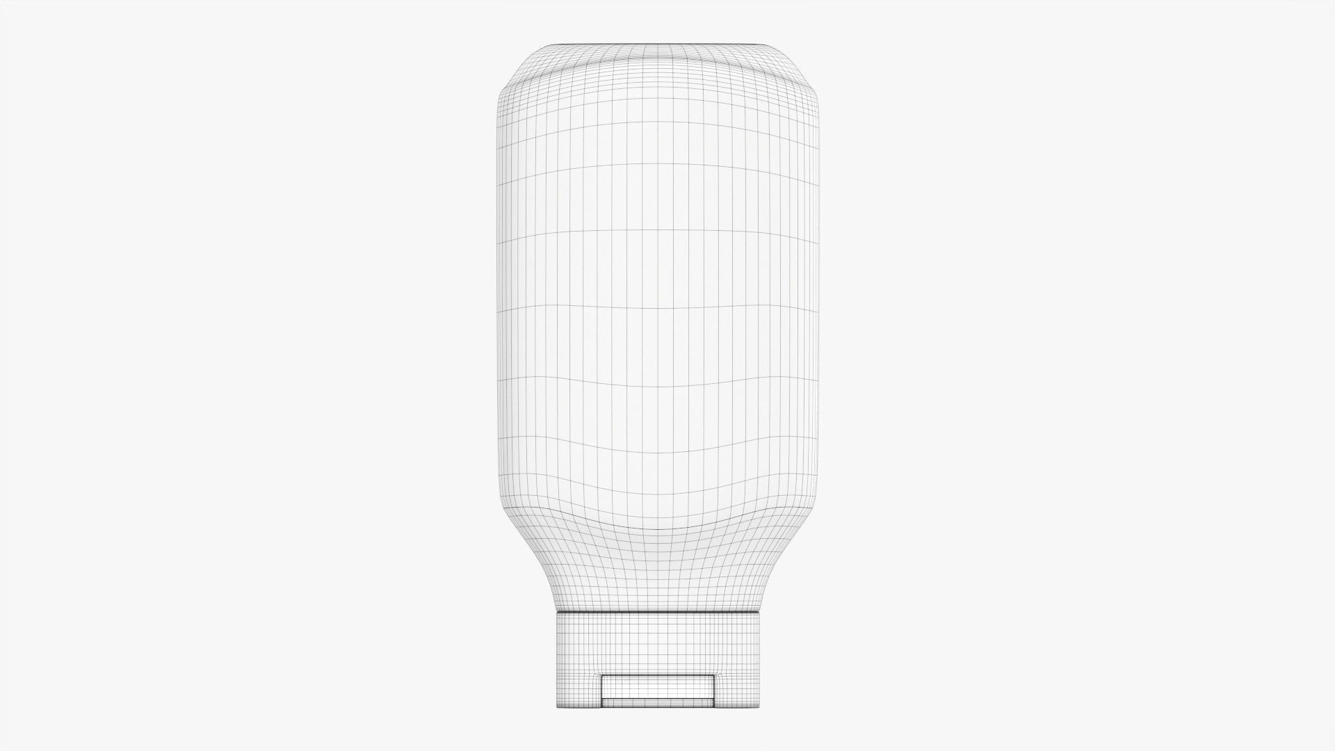 Barbecue sauce in plastic a bottle 02 3D model_10