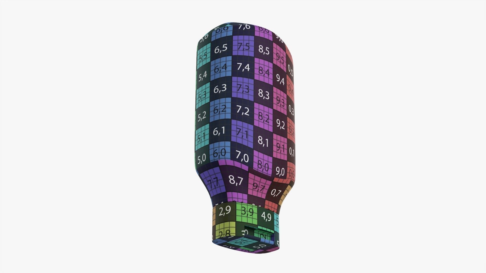 Barbecue sauce in plastic a bottle 02 3D model_14