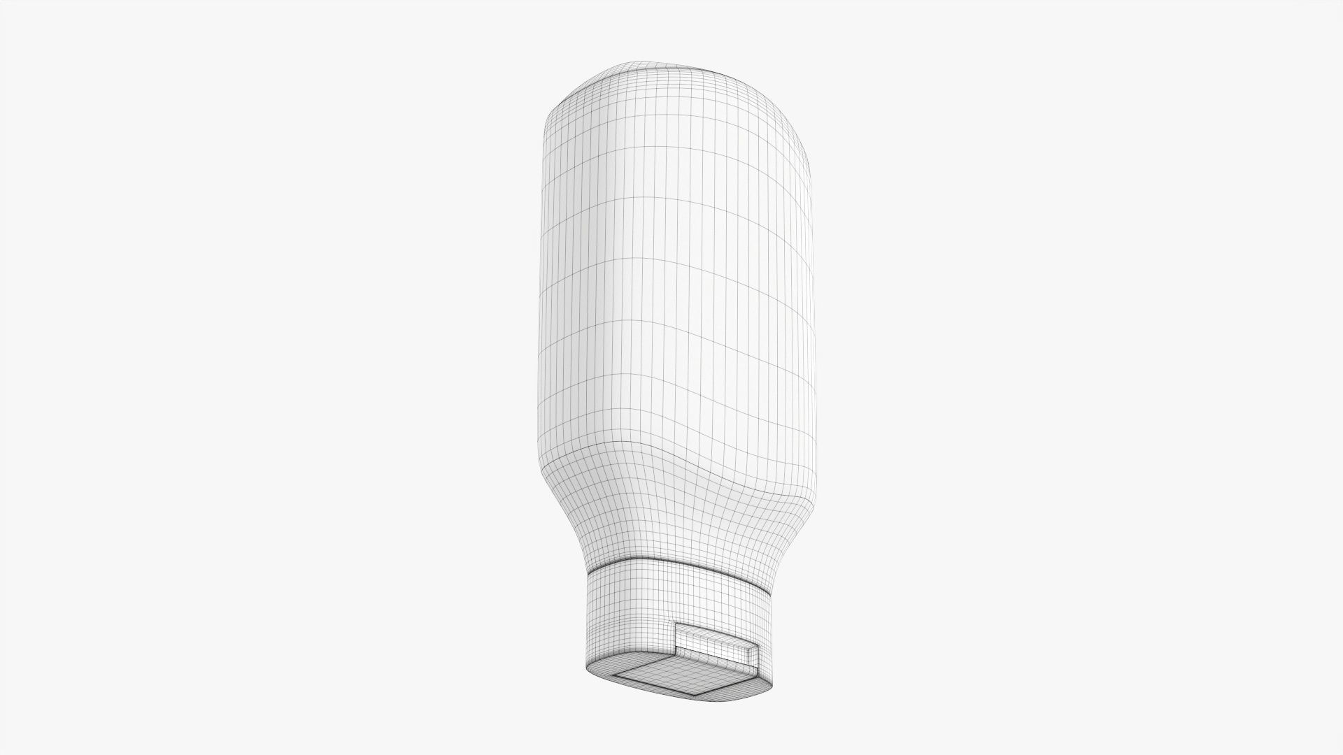 Barbecue sauce in plastic a bottle 02 3D model_8