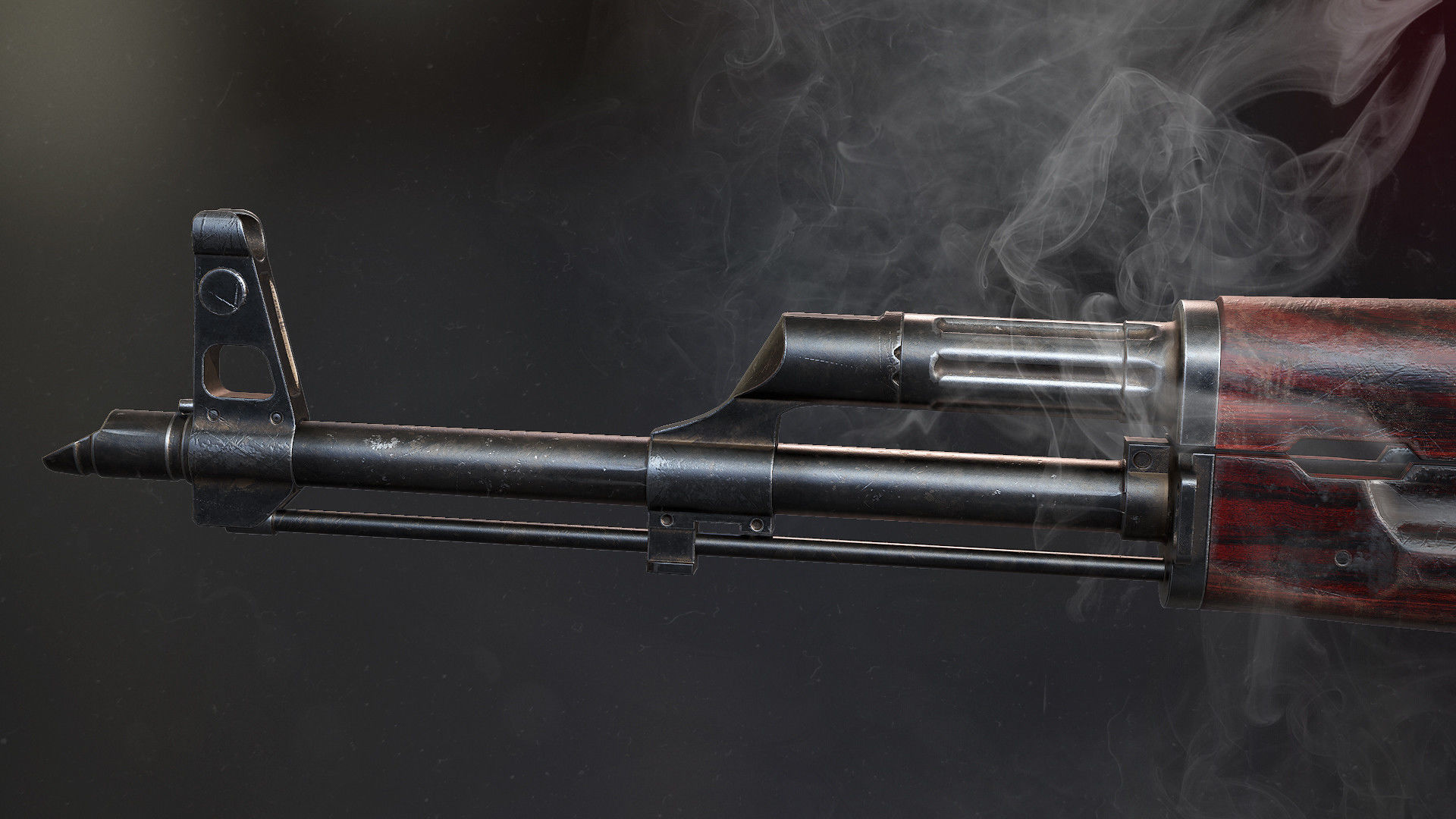 AKM - Model and Textures Low-poly 3D model_1