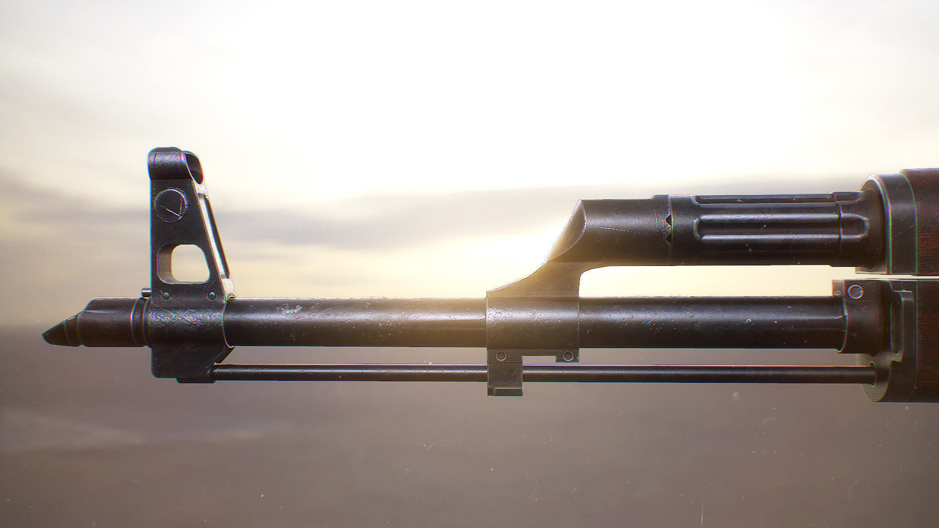 AKM - Model and Textures Low-poly 3D model_4