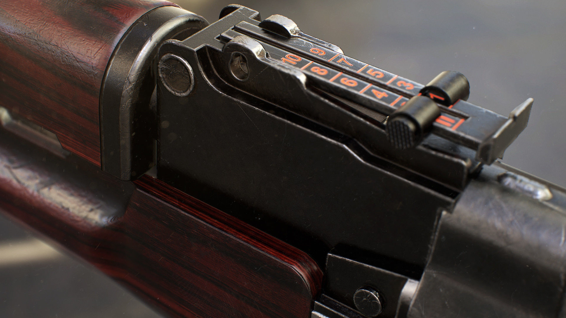 AKM - Model and Textures Low-poly 3D model_2