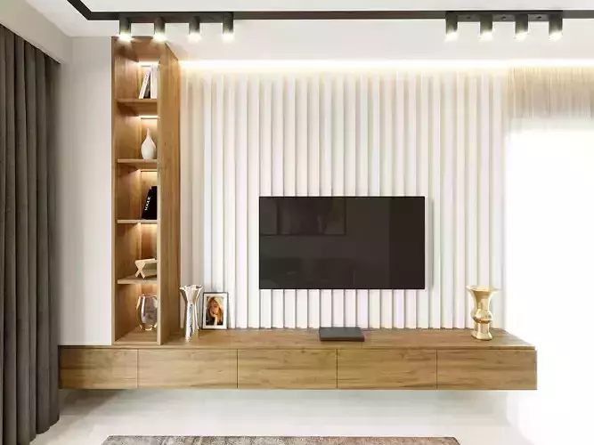 Living Room Minimalist Scene