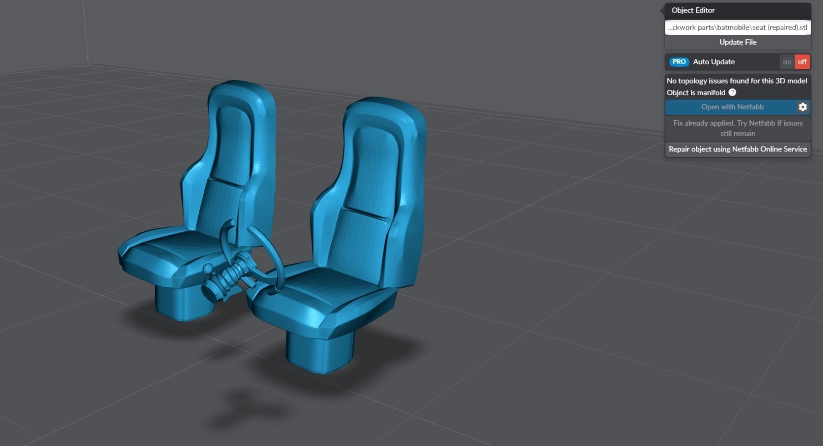 Batmobile Scale model 3D print model_11