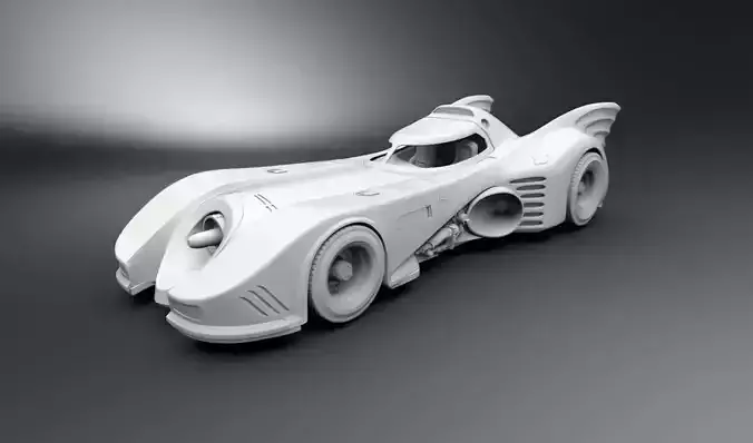 Batmobile Scale model 3D print model
