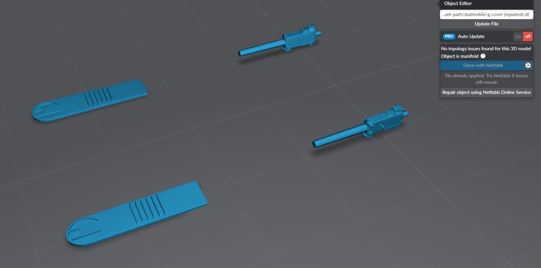 Batmobile Scale model 3D print model_9