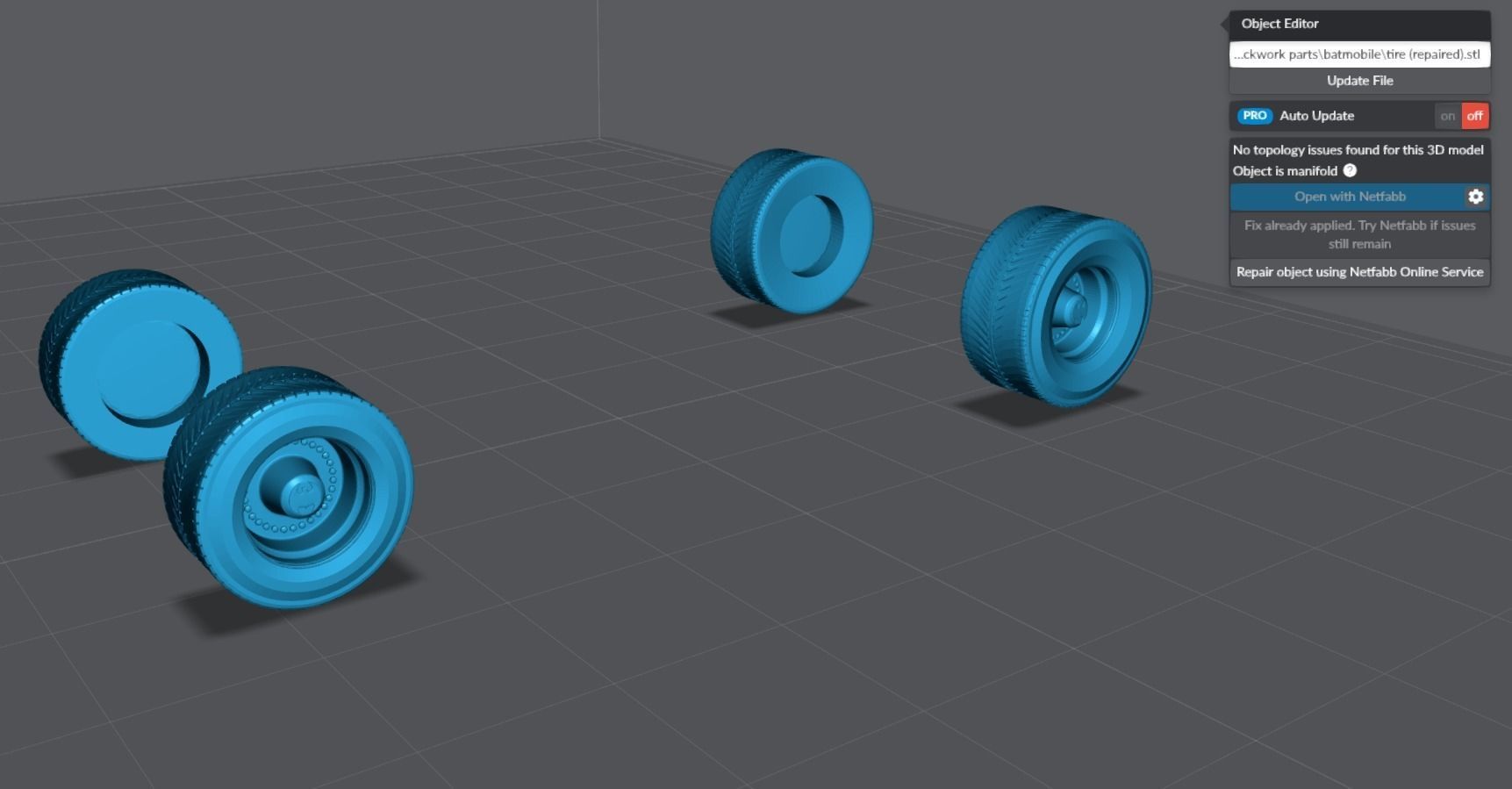 Batmobile Scale model 3D print model_12