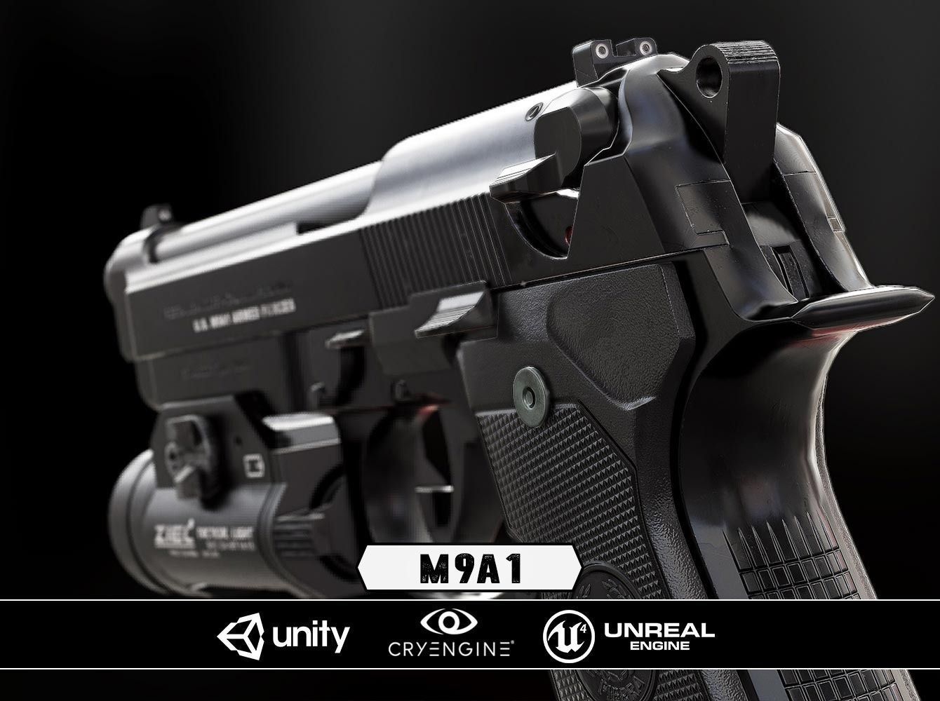 COMPLETE WEAPONS PACK - Models and Textures Low-poly 3D model_14