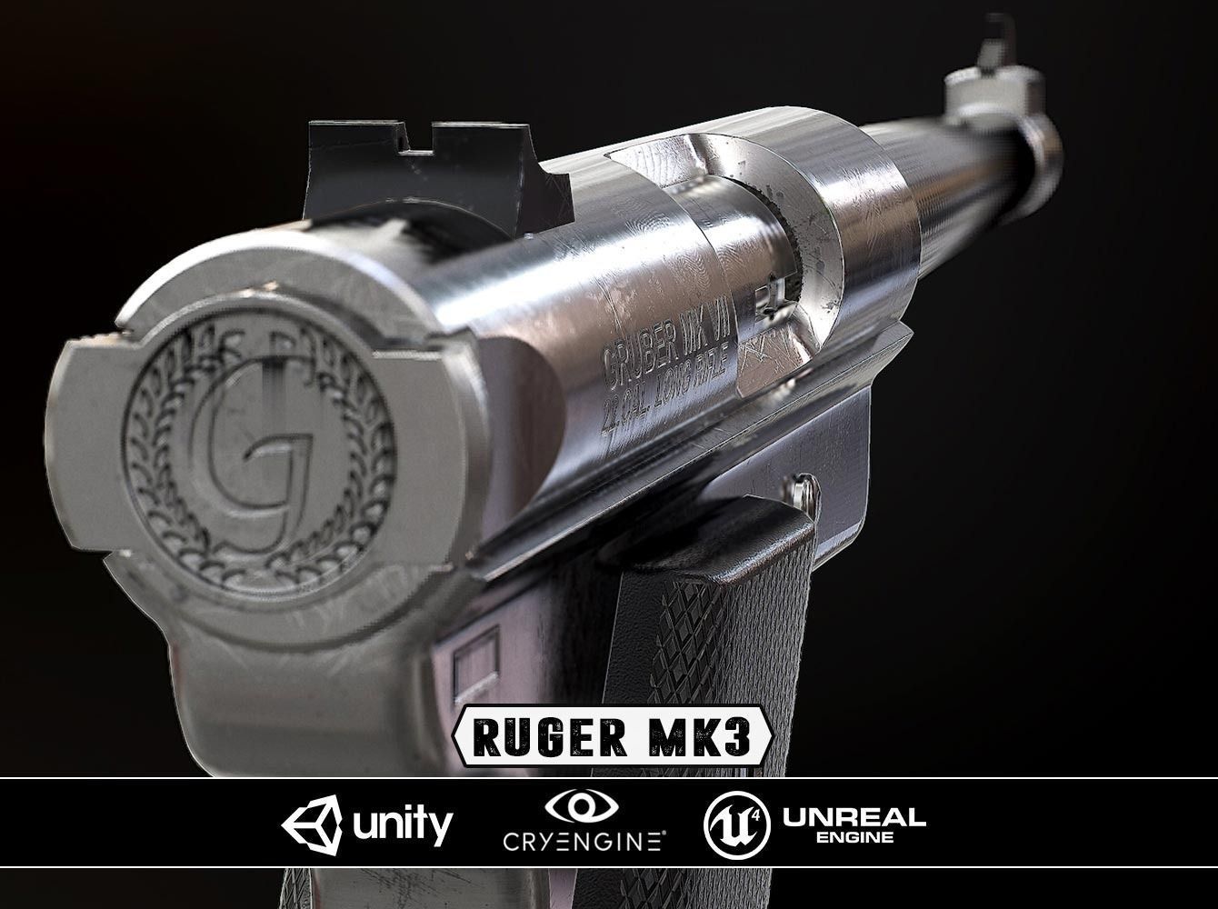 COMPLETE WEAPONS PACK - Models and Textures Low-poly 3D model_20
