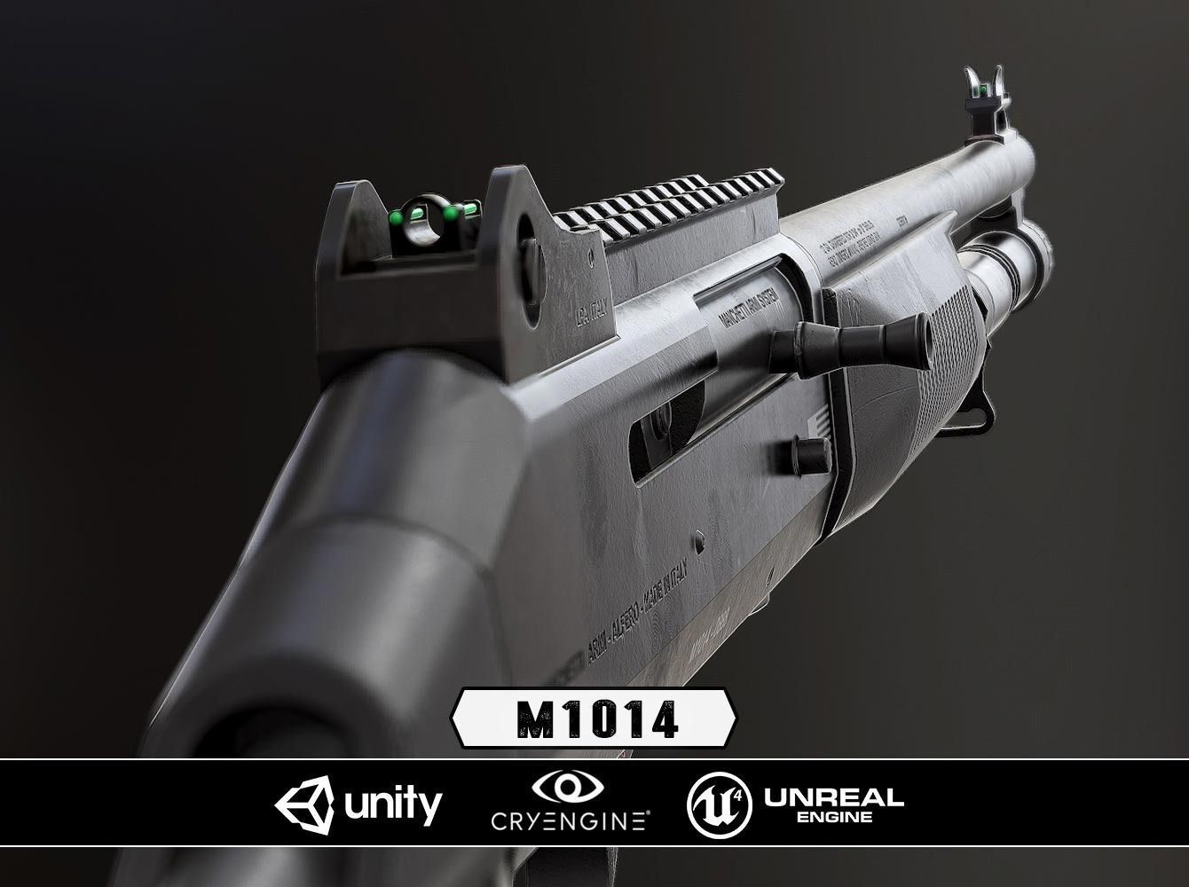 COMPLETE WEAPONS PACK - Models and Textures Low-poly 3D model_15