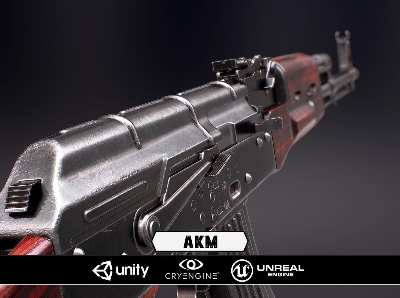 COMPLETE WEAPONS PACK - Models and Textures Low-poly 3D model_22