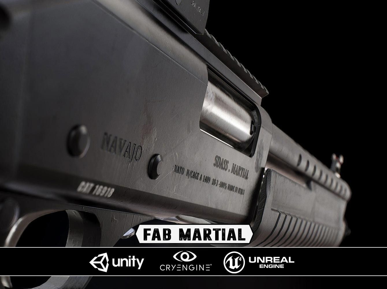 COMPLETE WEAPONS PACK - Models and Textures Low-poly 3D model_4