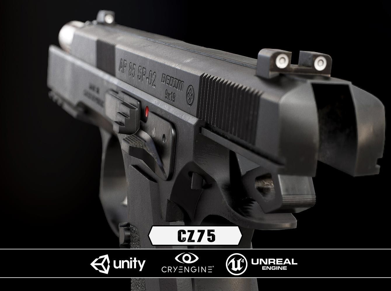 COMPLETE WEAPONS PACK - Models and Textures Low-poly 3D model_17