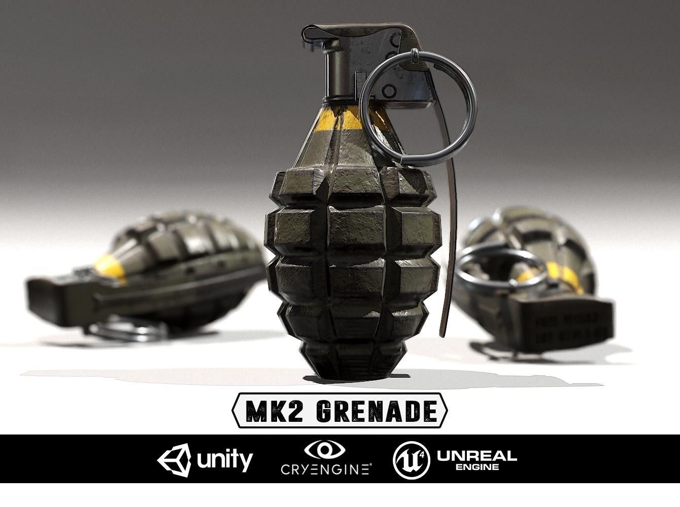 COMPLETE WEAPONS PACK - Models and Textures Low-poly 3D model_16